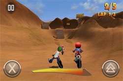FMX Rider : un jeu permettant d’utiliser la sortie TV de l'iPhone FMX Rider : un jeu permettant d’utiliser la sortie TV de l'iPhone